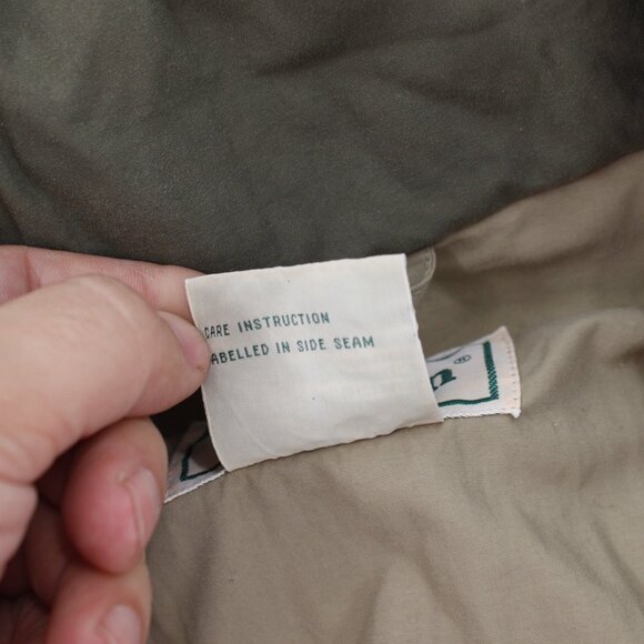 LL bean Jacket Men XLT Parka Khaki Gore-Tex Full Zip hooded insulated chore coat - Picture 9 of 16